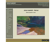 Tablet Screenshot of aletagudelski.com